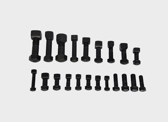 High Strength Track Bolts And Nuts Grouser Track Bolts And Bushings Onderstelonderdelen