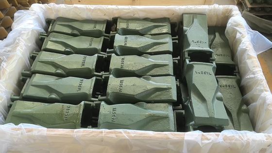 V43 Zware emmertanden, compatibel met CAT E330/E336, Hitachi ZX350 graafmachines, Slijtvast scheptanden van gelegeerd staalV43RC、V43SYL、V43PN、V43SDX、V43ARH