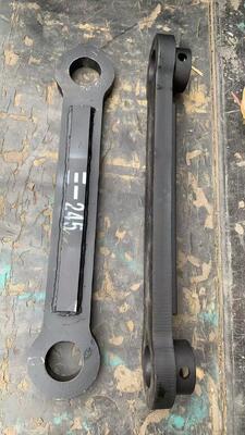 Sany SY245 graafmachine versterkt en versterkt emmer verbindingsstaaf, gesmeed legerd staal H-type verbindingsstaaf, speciaal anti-fractuur accessoire