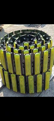 Bouw van een spoorketen voor graafmachines met rubberen plaat, spoorketen met padmontage voor onderstelonderdelen