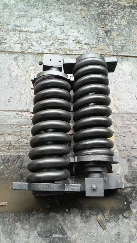 Track Adjuster Cylinder Assembly met terugspoelveer voor CAT E320D/GC graafmachine, hoogsterk gesmeed legeringsstaal, warmtebehandeld, lekbestendig