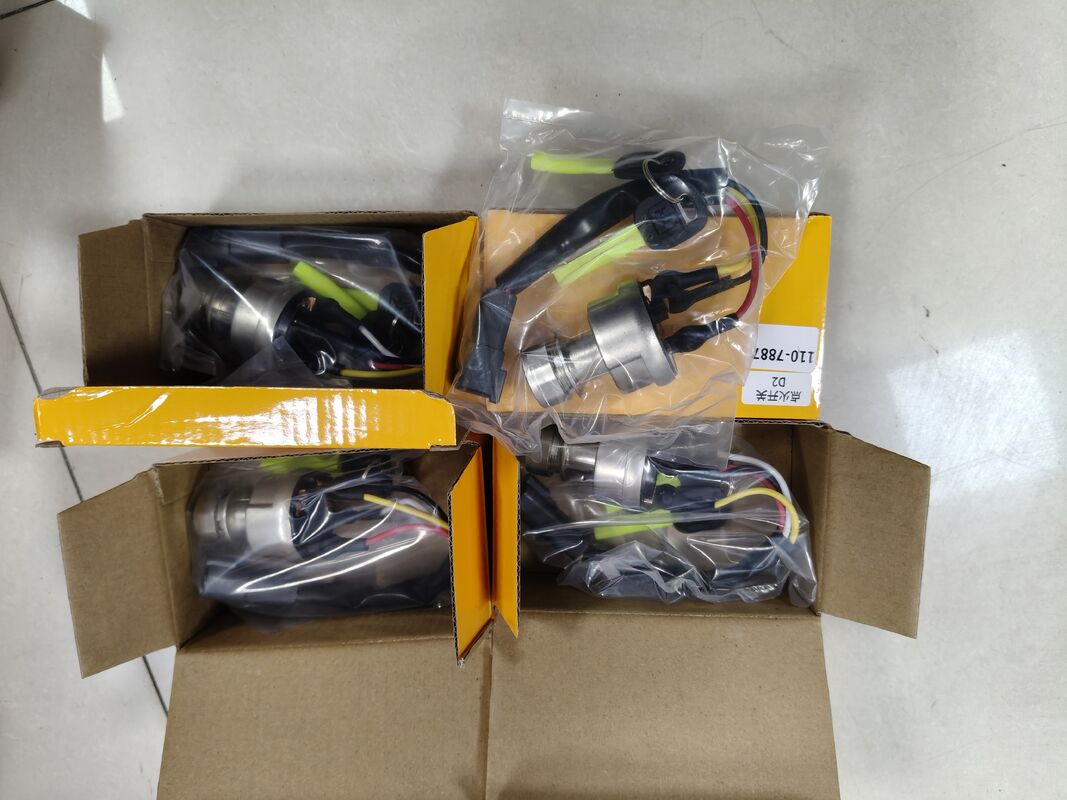 Ontstekingsschakelaar 110‐7887 1107887 Met 2 sleutels Voor CAT 216B 226B 246B Deeltjes van graafmachines